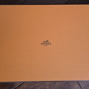 Hermes Orange Scarf Box For 140 Cashmere Silk